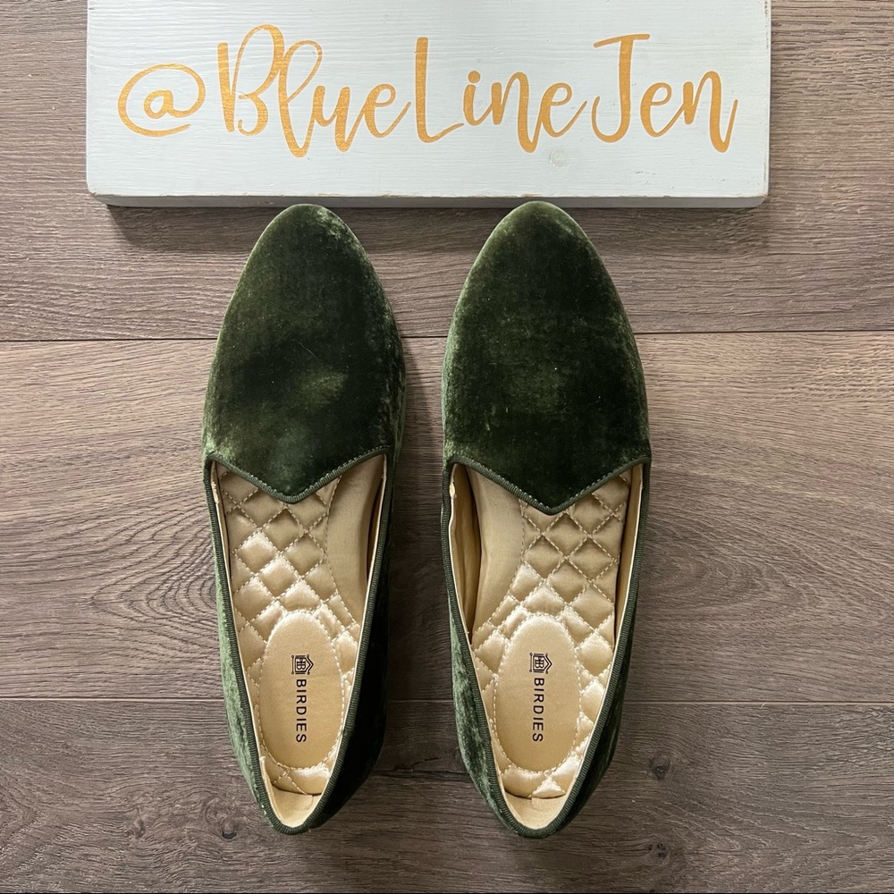 Birdies Starling Velvet Loafers